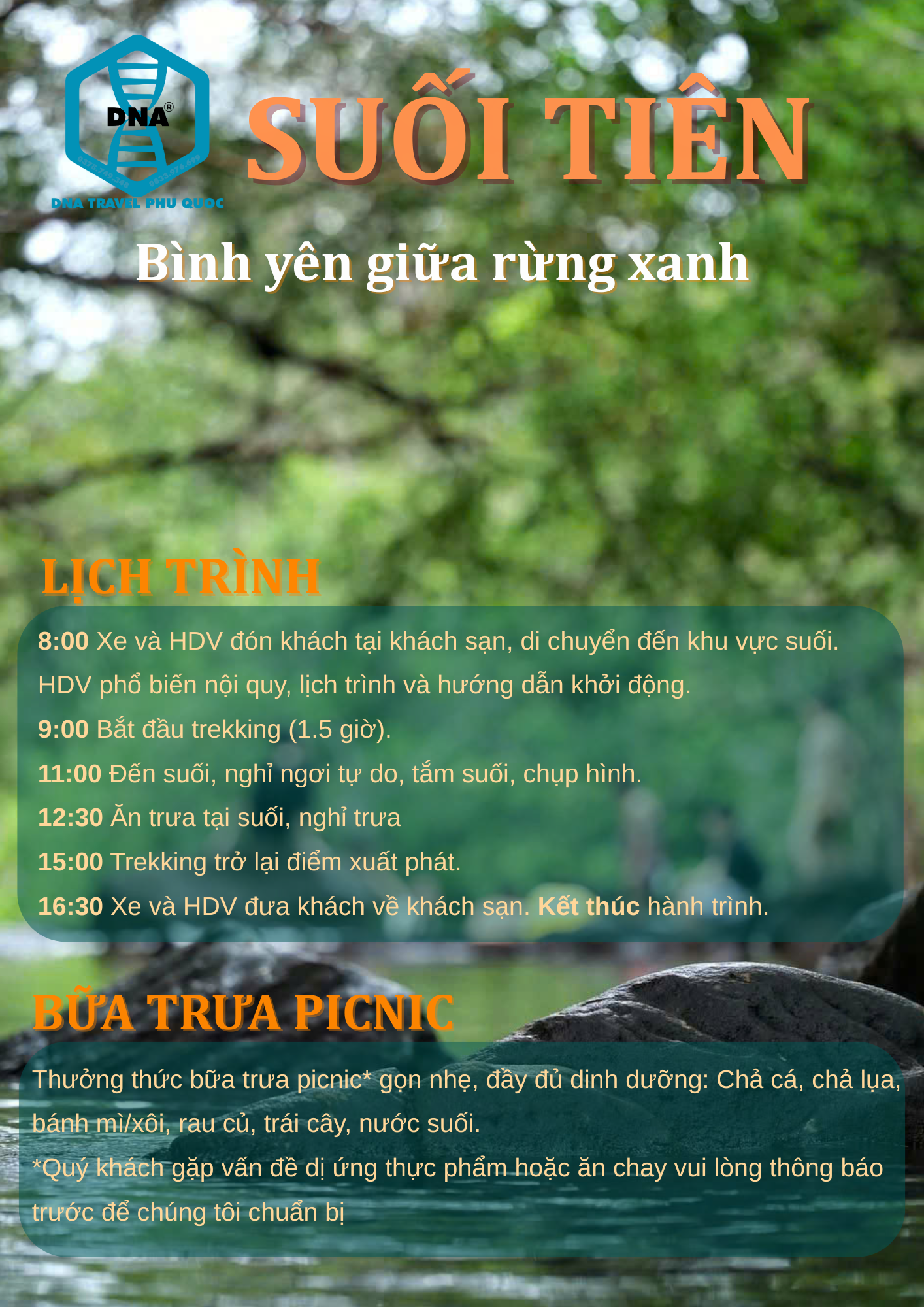 SUỐI TIÊN BÌNH YÊN GIỮA RỪNG XANH