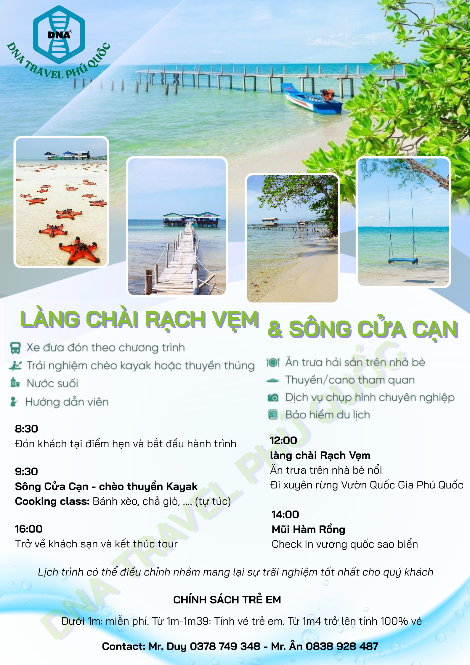 LÀNG CHÀI RẠCH VẸM $ SÔNG CỬA CẠN